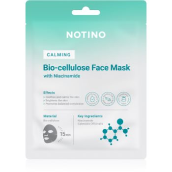 Notino Calming Bio-Cellulose Face Mask with Niacinamide mască textilă calmantă - imagine 2